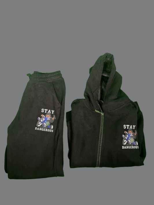 Dangerous zip up top & bottom